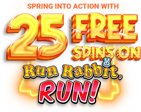 Silver Sands 25 Free Spins on Run Rabbit, Run